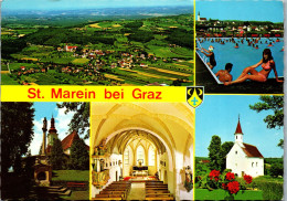 50259 - Steiermark - St. Marein Bei Graz , Freibad , Schwimmbad , Mehrbildkarte - Gelaufen 1979 - St. Marein Bei Graz