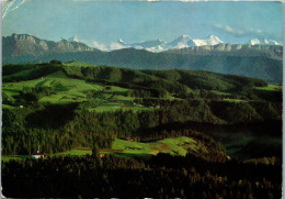 50524 - Schweiz - Röthenbach , Im Emmental , Kurhaus Chuderhüsi , Familie Jakob , Ausblick Hotelterrasse - Gel. 1965 - Röthenbach Im Emmental