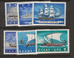 1958 MNH Greece Mi 668-73 Postfris** - Neufs