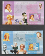 Democratic Republic Of Congo 2006 Marilyn Monroe S/S Set MNH ** - Ongebruikt