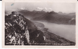 74 LAC D'ANNECY - Le Téléphérique De VEYRIER Et Vue Générale Sur Le Lac - Circulée 1949 - Veyrier