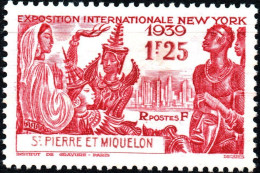 SAINT PIERRE-MIQUELON, ESPOSIZIONE INTERNAZIONALE, 1939, NUOVI (MLH*) Mi:PM 192, Scott:PM 205, Yt:PM 189 - Neufs
