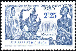 SAINT PIERRE-MIQUELON, ESPOSIZIONE INTERNAZIONALE, 1939, NUOVI (MLH*) Mi:PM 193, Scott:PM 206, Yt:PM 190 - Unused Stamps