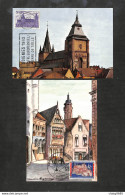 BELGIQUE - BELGIE - 2 Cartes MAXIMUM 1962 Et 1958 - SOIGNIES - Vieilles Maisons Anversoises - 1951-1960