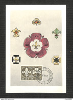 BELGIQUE - BELGIE - Carte MAXIMUM 1957 - Scoutisme - Centenaire De Baden-Powell - 1857-1907 - 1951-1960