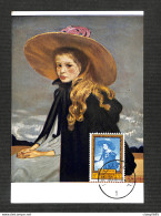 BELGIQUE - BELGIE - Carte MAXIMUM 1958 - BRUXELLES - HENRI EVENEPOEL - Henriette Au Grand Chapeau - 1951-1960