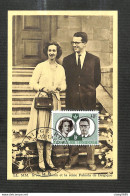 BELGIQUE - BELGIE - Carte MAXIMUM 1960 - ANTWERPEN - LL. MM. Le Roi Baudouin Et La Reine Fabiola De Belgique - 1951-1960