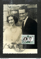 BELGIQUE - BELGIE - Carte MAXIMUM 1960 - BRUXELLES - Mariage Royal - 1951-1960