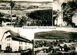 73778850 Neukirch Lausitz Panorama Blick Vom Valtenberg Bergbaude Jugendherberge - Neukirch (Lausitz)