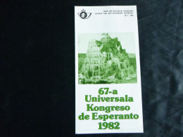 1982 2053 PF NL. HEEL MOOI ! Zegel Met Eerste Dag Stempel : ESPERANTO - Postkantoorfolders