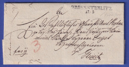 Preußen Vorphila-Brief Mit Zweizeiler GROSSSTRELITZ, 1833 - Autres & Non Classés