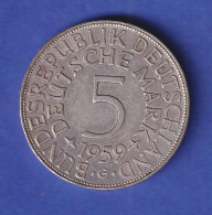 Bundesrepublik Kursmünze 5 Mark Silber-Adler, 1959 G - Altri & Non Classificati