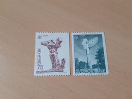 TIMBRES   SUEDE   EUROPA   1974   N  831  / 832   COTE  3,00  EUROS   NEUFS  LUXE** - 1974
