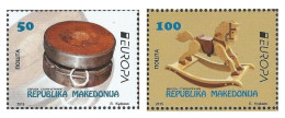 Macedonia 2015 Europa CEPT Old Toys Set Of 2 Stamps MNH - Marionetten