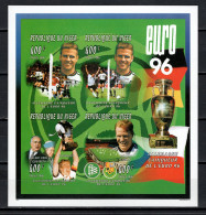 Niger 1996 Football Soccer European Championship Sheetlet Imperf. MNH - UEFA European Championship