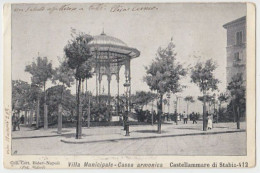 1903 CASTELLAMMARE DI STABIA 1  CASSA ARMONICA Napoli - Castellammare Di Stabia