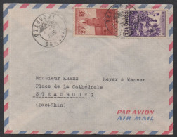 MAYOTTE - COMORES - DZAOUDZI / 1959 LETTRE AVION ==> STRASBOURG (ref 8361) - Covers & Documents