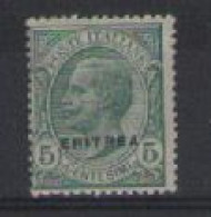 COLONIE ITALIANE ERITREA 1924 FRANCOBOLLI D'ITALIA SOPRASTAMPATI SASS. 79  MLH  VF - Eritrea