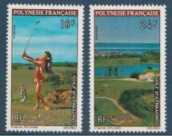 Polynésie - YT N° 94 Et 95 ** - Neuf Sans Charnière - 1974 - Unused Stamps