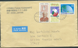 Japan, Japon, Giappone 2014; Air-mail Post To Italy. - Lettres & Documents