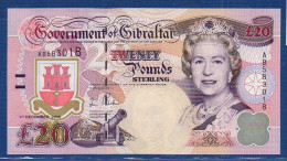 GIBRALTAR - P.33 – 20 Pounds 2006 UNC, S/n AB583018 - Gibraltar