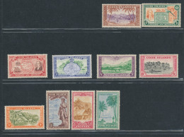 1949 COOK ISLANDS, Stanley Gibbons N. 150/59 - Serie Di 10 Valori - MNH** - Other & Unclassified
