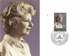 LIECHTENSTEIN. MAXICARD FIRST DAY. PRINCESS GINA OF LIECHTENSTEIN. 1983 - Cartes-Maximum (CM)