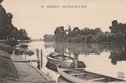 JA 21 -(78) ANDRESY - LES BORDS DE LA SEINE - 2 SCANS - Andresy