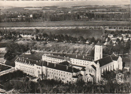 KO 9 -(81) DOURGNE - LE MONASTERE - LA PLAINE DE VERDALLE - VUE AERIENNE  - 2 SCANS  - Dourgne