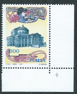 Italia, Italy, Italie, Italien 1997: Centenario Del Teatro Massimo Di Palermo. Angolo. - Theatre