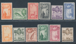 1938-48 Cayman Islands, Stanley Gibbons N. 115/26a, Serie Di 12 Valori, MNH** - Other & Unclassified