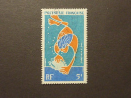 POLYNESIE FRANCAISE Poste Aérienne Année 1970, YT N° 35 Oblitéré (petite Trace Couleurs Au Dos) - Oblitérés