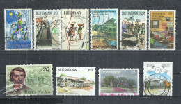 TEN AT A TIME - BOTSWANA - LOT OF 10 DIFFERENT 11 -  USED OBLITERE GESTEMPELT USADO - Botswana (1966-...)