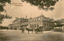 73748938 Landau  Pfalz Hauptbahnhof Pferdekutsche  - Landau