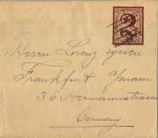 1902 GUATEMALA - FRANKFURT , FAJA POSTAL PARA IMPRESOS CIRCULADA - Guatemala