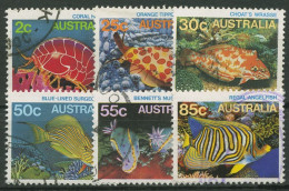 Australien 1984 Meerestiere Fische Schnecke 879/84 Gestempelt - Usados
