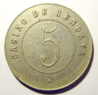 Casino De Hendaye - Grand Module - 5 Francs - Casino