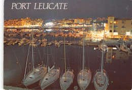 PORT LEUCATE Le Port Vu De Nuit 22(scan Recto-verso) MB2344 - Leucate