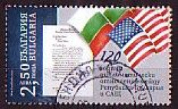 BULGARIA - 2023 - 120 Years Of Diplomatic Relations Between The United States And Bulgaria - 1v Used - Gebraucht