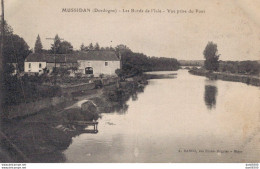 24 MUSSIDAN LES BORDS DE L'ISLE VUE PRISE DU PONT - Mussidan