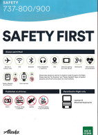 Alaska Airlines / 737-800 /900 De 20232020 / Consignes De Sécurité / Safety Card (grand Format) - Consignes De Sécurité