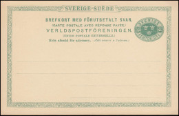 Schweden Postkarte P 23 Brefkort SVERIGE-SUEDE 15/15 Öre, ** Postfrisch - Postal Stationery