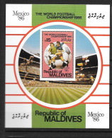 MALDIVES - BF 118 **MNH - 1986 – México