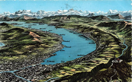 SUISSE - Zurich - Zurichsee - Colorisé - Carte Postale - Zürich