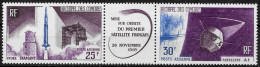 Comores 1966 - Yvert N° PA 16 A - Michel N° 72/73 ** - Airmail