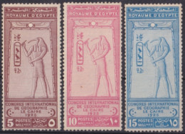 F-EX49962 EGYPT 1925 TOTH GEOGRAPHYCAL INTERNATIONAL CONGRESS ORIGINAL GUM.  - Ungebraucht