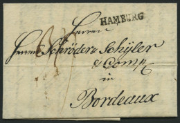 HAMBURG 1799, HAMBURG, L1 Auf Brief Nach Bordeaux, Pracht - Andere & Zonder Classificatie