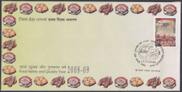Inde India 2008 FDC Food Safety And Quality Year, First Day Cover - Altri & Non Classificati