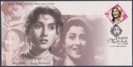Inde India 2008 FDC Madhubala, Actress, Cinema, Film, Films, Movies, Bollywood, First Day Cover - Altri & Non Classificati