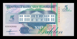 Surinam Suriname 5 Gulden 1991 Pick 136a Sc Unc - Suriname